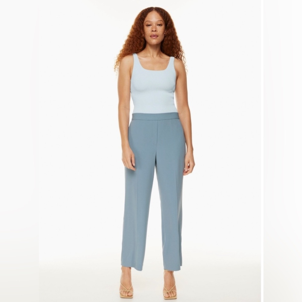Aritzia Babaton Command light blue Formal Evening Business Casual Pant Nee Sz 6